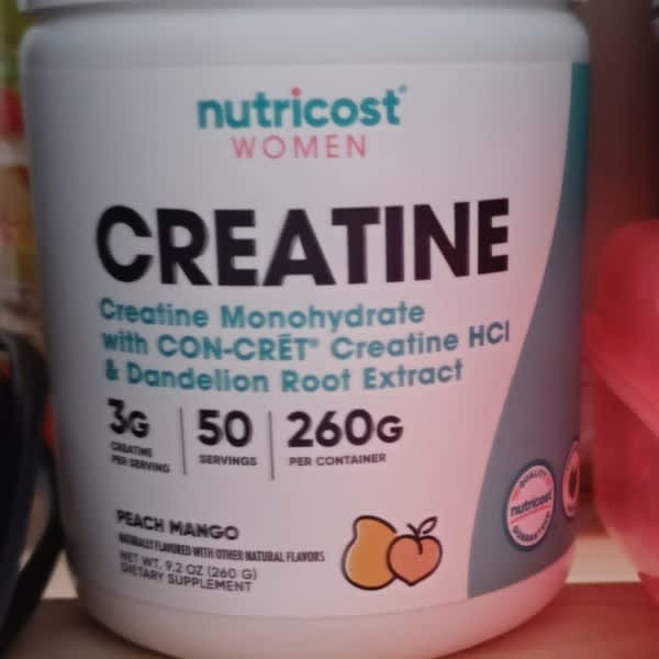 کراتین مونوهیدرات + اچ سی آ+ عصاره ریشه قاصدک ۲۶۰ گرم ناتریکاست _کراتین مخصوص بانوان – طعم هلو و انبه