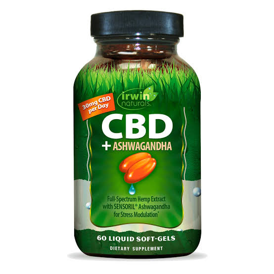کپسول مایع CBD + اشواگاندا – ایروین نچرالز/آرامش و خواب / کنترل استرس و اضطراب /سلامت مغز و اعصاب /مکملهای گیاهی طبیعی