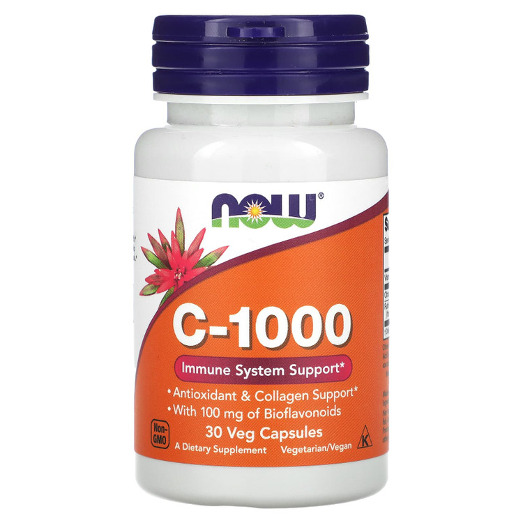 ویتامین C-1000 ناو فودز – ۳۰ عدد/ویتامینها و مواد معدنی → ویتامین C → تقویت سیستم ایمنی و سلامت پوست