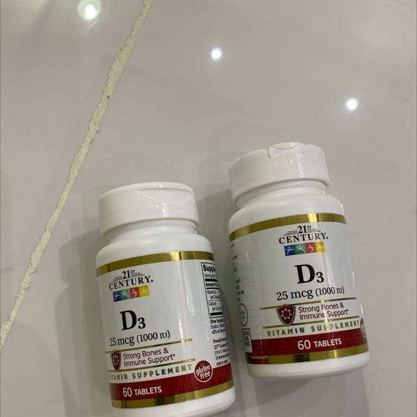 ویتامین D3 قرن ۲۱ – ۱۰۰۰ واحدی (۶۰ عدد) ویتامین D → سلامت استخوان، دندان و سیستم ایمنی