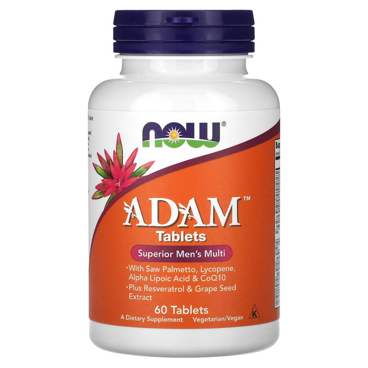 مولتی ویتامین مردانه ناو فودز مدل ADAM – قدرت و سلامت آقایان (۶۰ عدد)