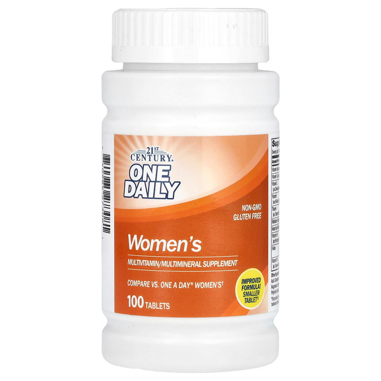 مولتی ویتامین زنانه ۲۱ سنتری مدل One Daily Women’s – انرژی، سلامت و زیبایی (۱۰۰ عدد)