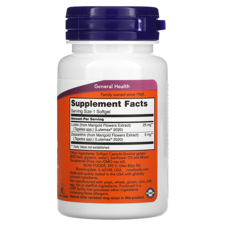 لوتئین و زئاگزانتین ناو فودز – محافظ چشم و فیلتر نور آبی (۶۰ عدد)