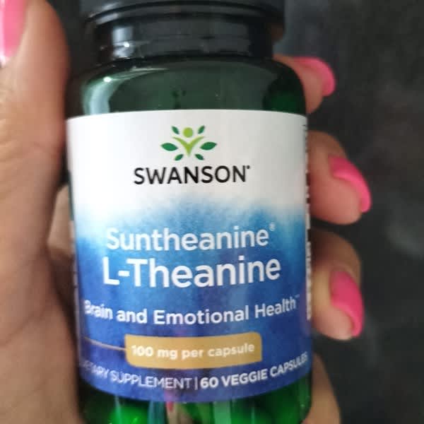 ال-تیانین Suntheanine۱۰۰ میلیگرم سوانسون – آرامش ذهن و تعادل احساسی (۶۰ عدد)