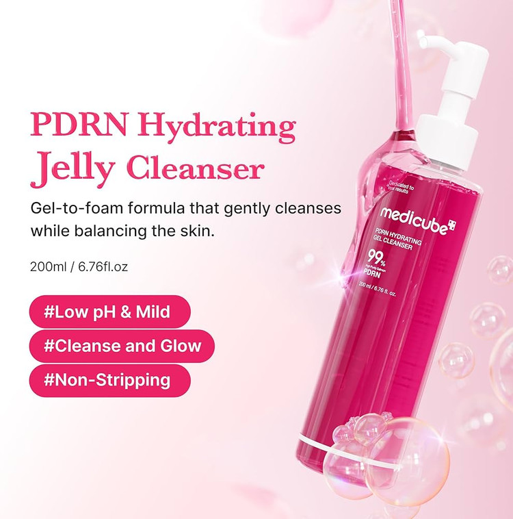 ژل شوینده آبرسان 200 میل مدیکیوب مدل پورن (Pore Hydrating Gel Cleanser)