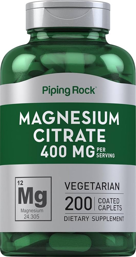 منیزیم سیترات پایپینگ راک | جذب خوب | 400mg | 200 قرص