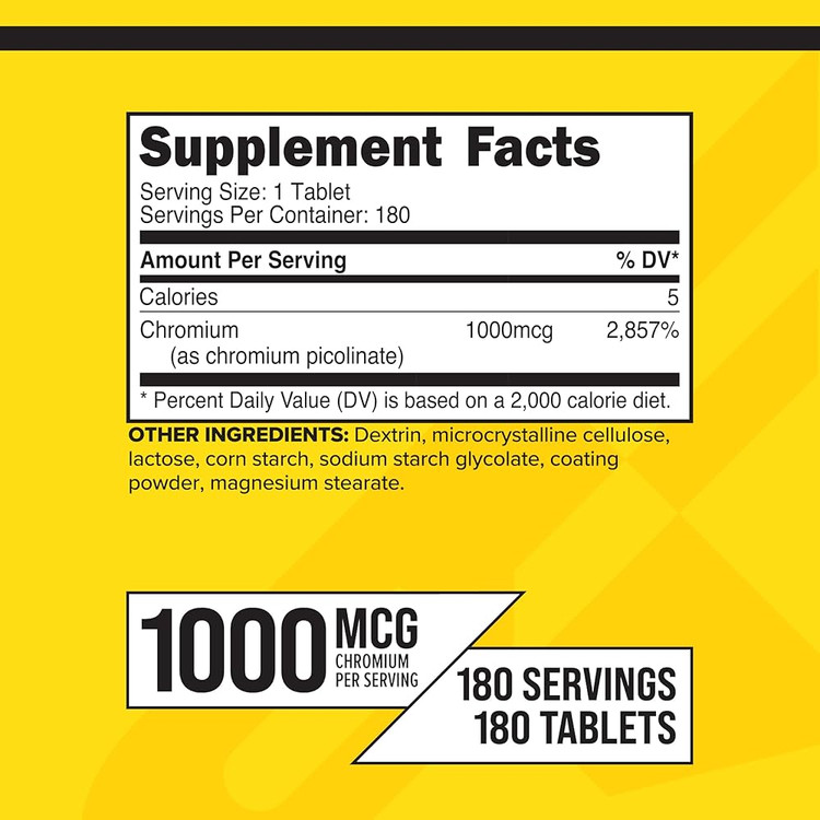 کرومیوم پیکولینات پریمـافورس 1000mcg کنترل قند خون و اشتها | ۱۸۰ قرص