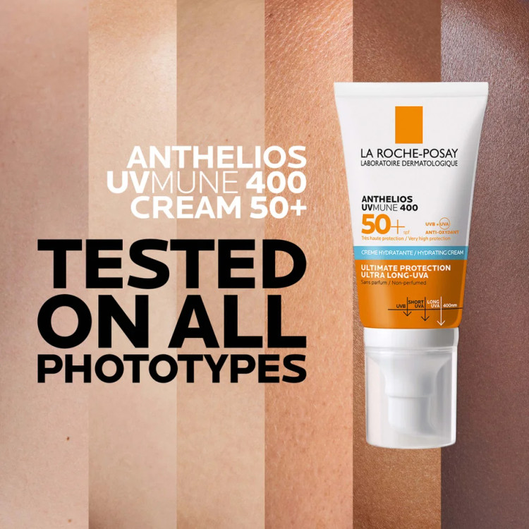 ضد آفتاب 50میل لاروش پوزای آنتلیوس یووی میون400 SPF50 مناسب پوست خشک