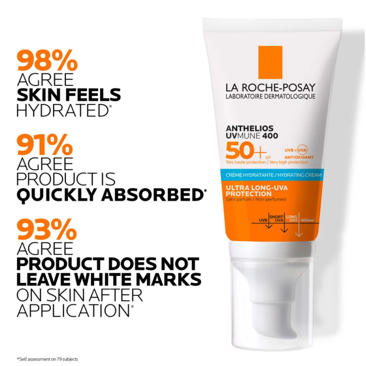ضد آفتاب 50میل لاروش پوزای آنتلیوس یووی میون400 SPF50 مناسب پوست خشک