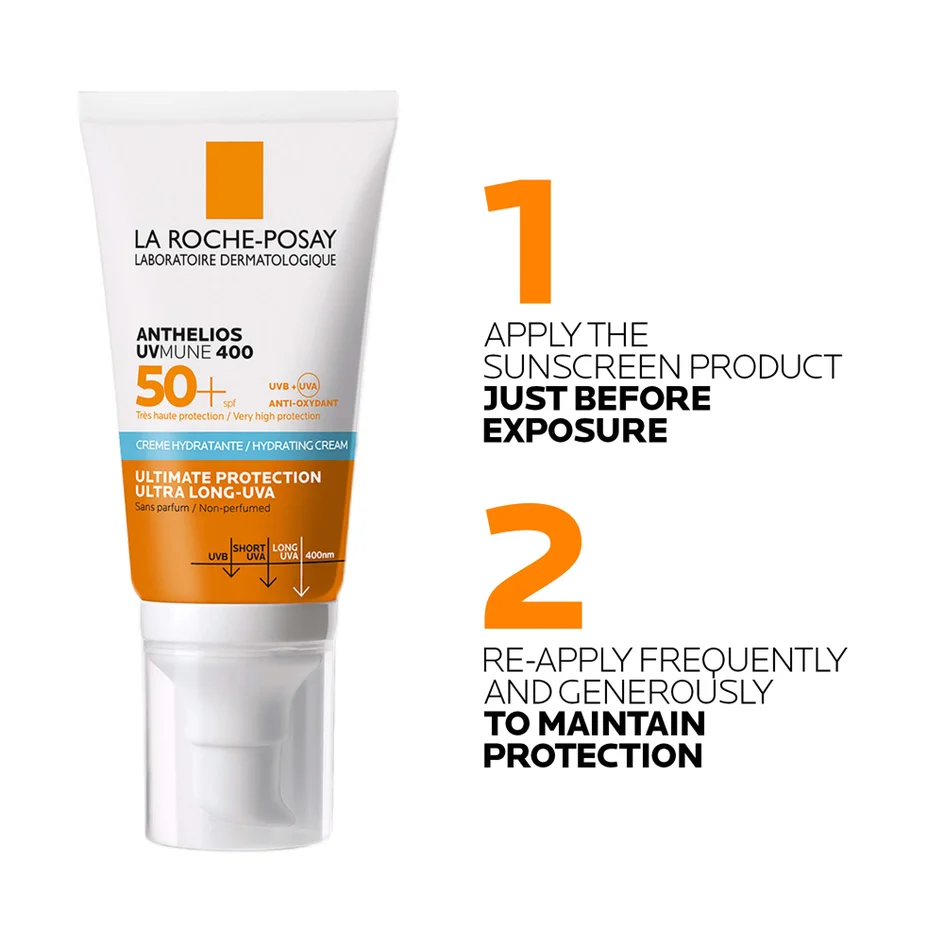 ضد آفتاب 50میل لاروش پوزای آنتلیوس یووی میون400 SPF50 مناسب پوست خشک