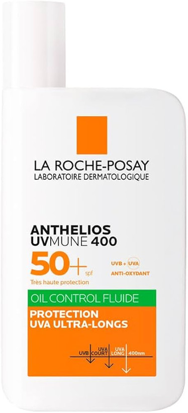 ضدآفتاب 50میل لاروش پوزای آنتلیوس یووی میون 400کنترل چربی SPF50