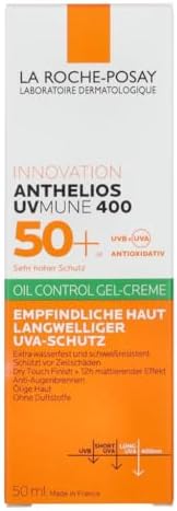 ضدآفتاب 50 میل لاروش پوزای آنتلیوس یووی میون400 اویل کنترل ژلکرم SPF50