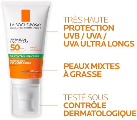 ضدآفتاب 50 میل لاروش پوزای آنتلیوس یووی میون400 اویل کنترل ژلکرم SPF50