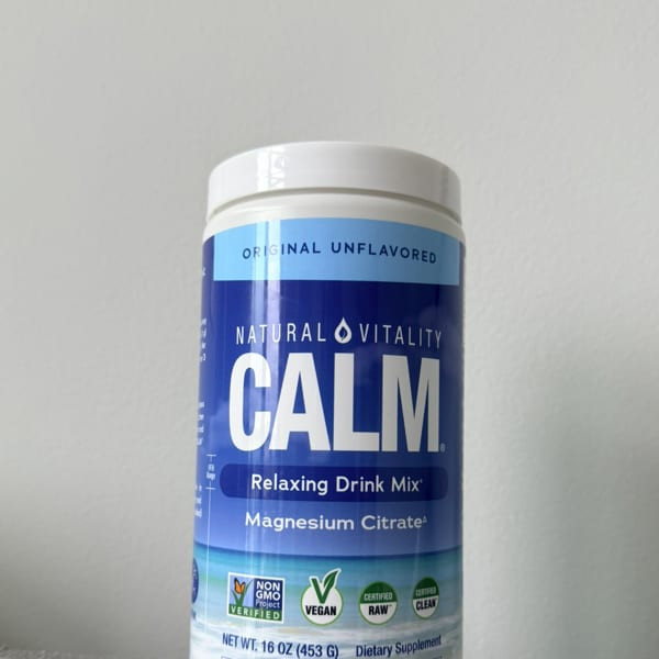 پودر منیزیم آرامبخش CALM اورجینال بدون طعم ۴۵۳ گرمی نچرال ویتالیتی