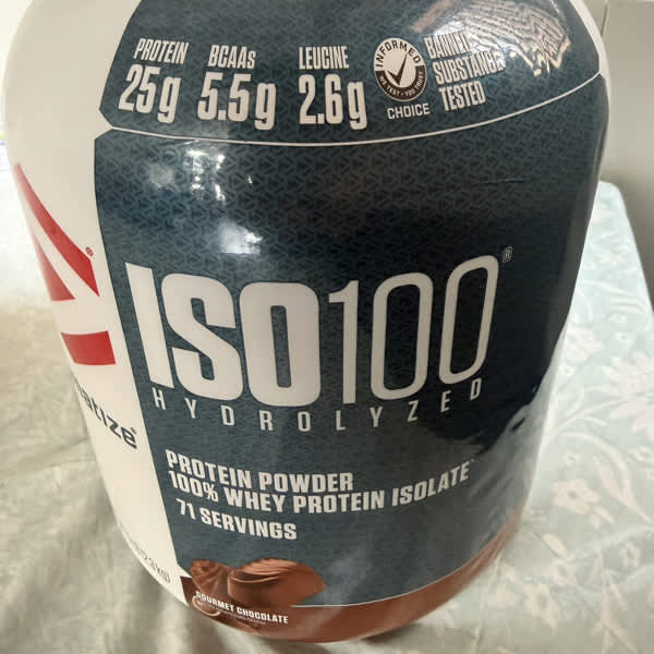 وی ایزوله هیدرولیزه دایماتیز ISO100 – طعم شکلات – 2.3 کیلوگرم