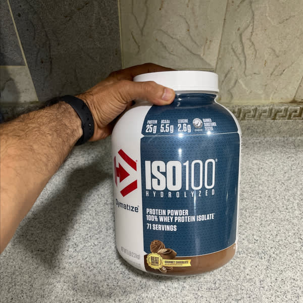 وی ایزوله هیدرولیزه دایماتیز ISO100 – طعم شکلات – 2.3 کیلوگرم