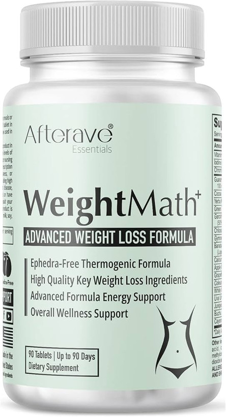 قرص لاغری Weight Math افترایو 90 عددی کاهش وزن و چربیسوزی