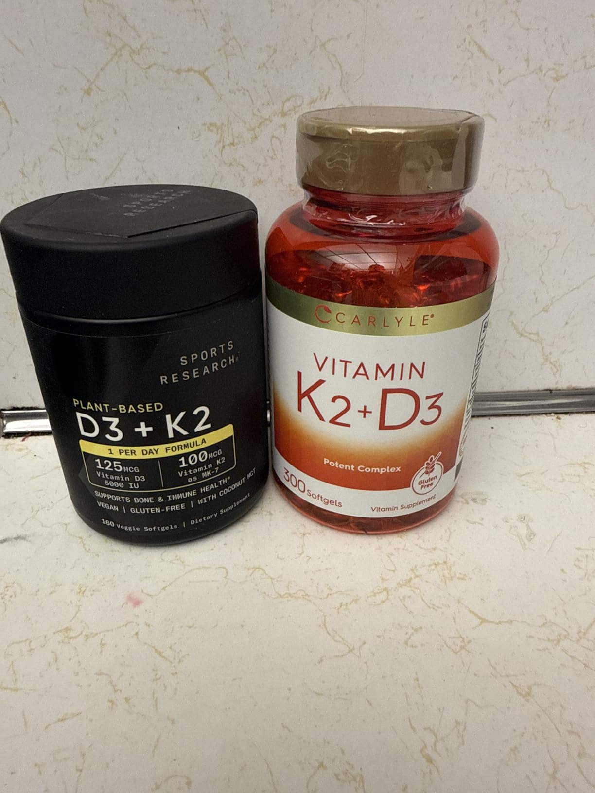 ویتامین K2 + D3 کارلایل ۳۰۰ سافت ژل